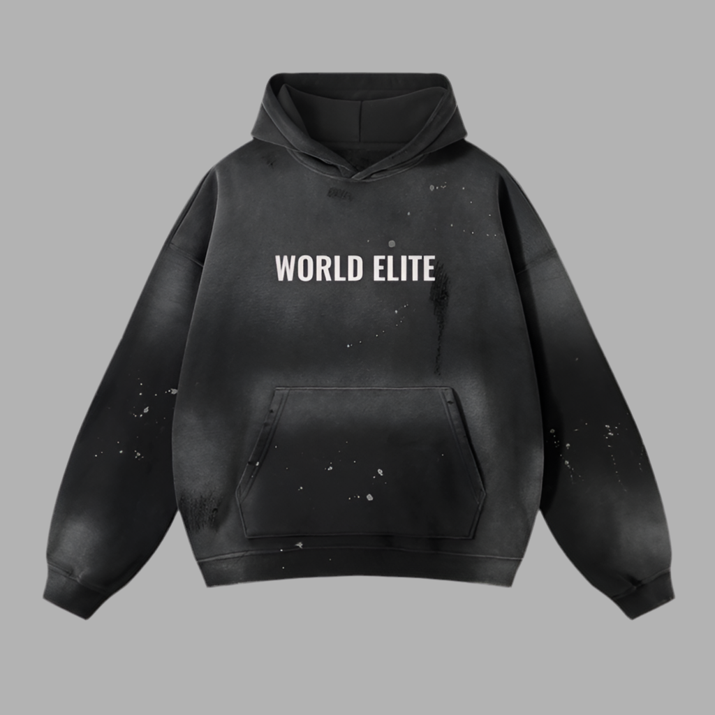 HOODIE WORLD ELITE SKELETON slightly oversized cut