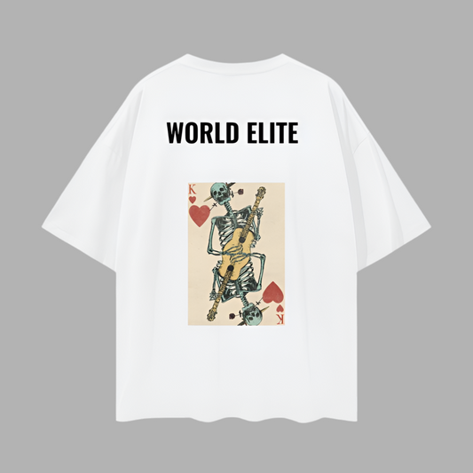 T-shirt, WORLD ELITE SKELETON Oversize cut