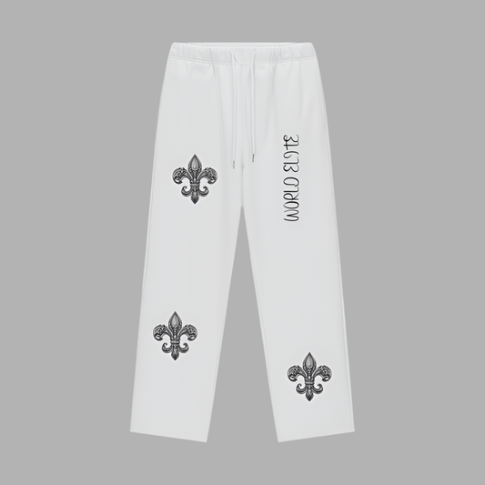 Track Pants WORLD ELITE FLEUR DE LYS very oversized