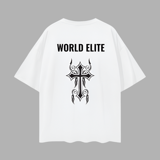 T-shirt, WORLD ELITE CROSS Oversize cut