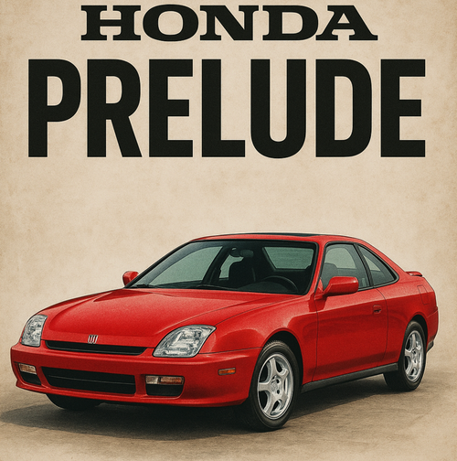 Triple Honda Prelude Print