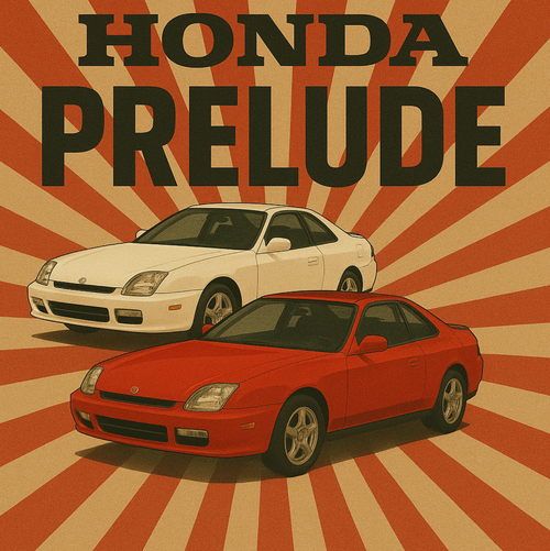 Triple Honda Prelude Print
